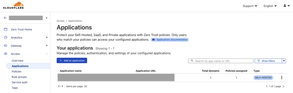 How to Secure WordPress Login Page Using Cloudflare Zero Trust 4 Applications section in Cloudflare Zero Trust
