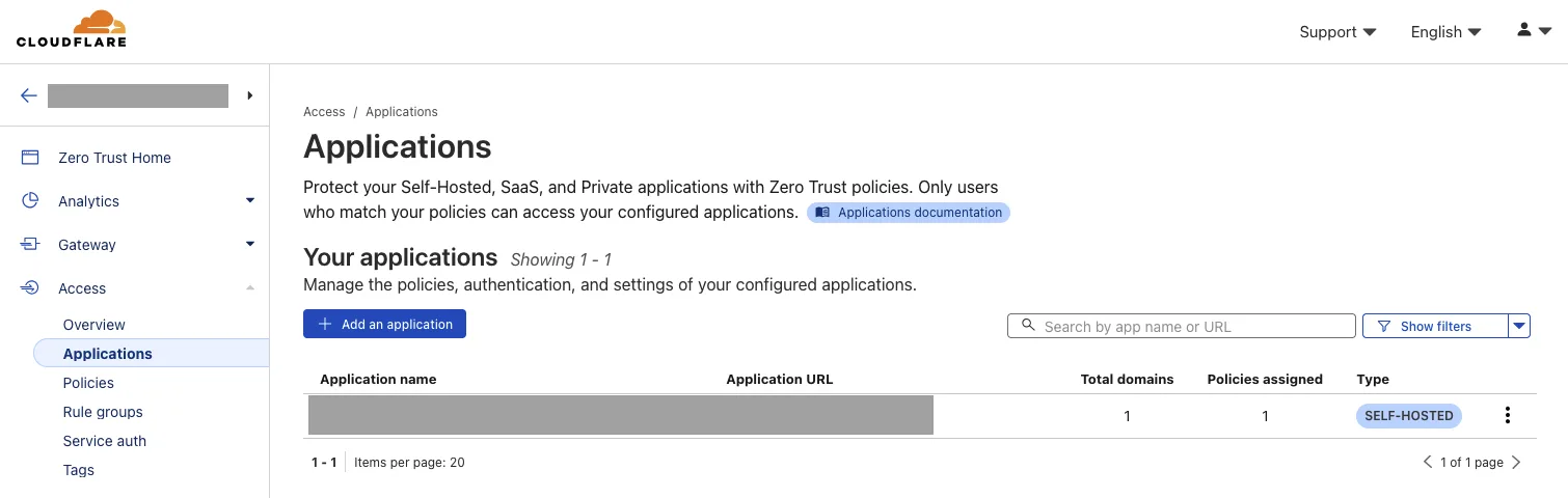 How to Secure WordPress Login Page Using Cloudflare Zero Trust 11 Applications section in Cloudflare Zero Trust